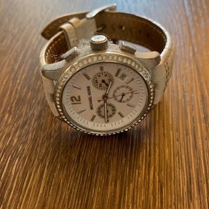 Michael Kors leather watch